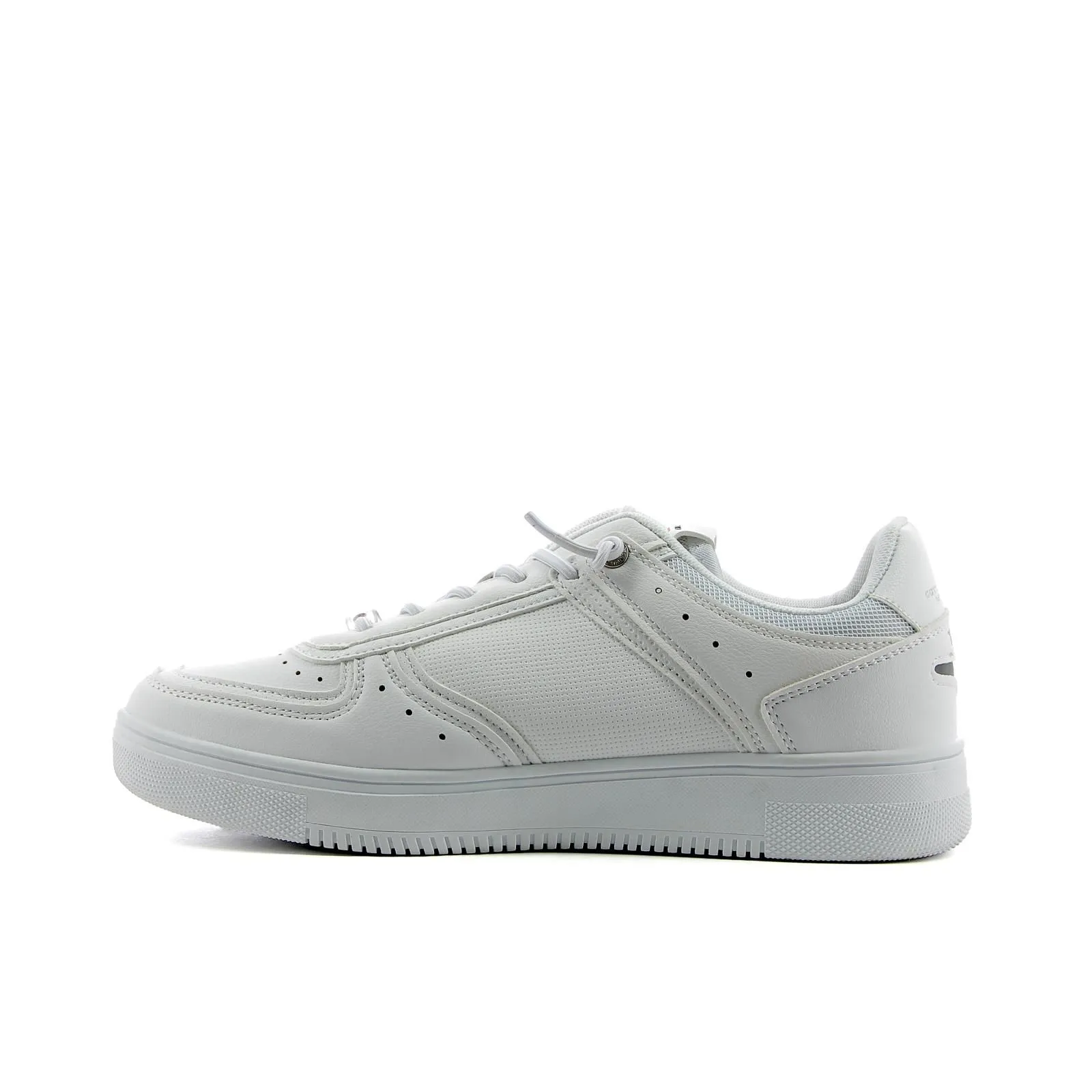 Sneakers basse bianche con lacci