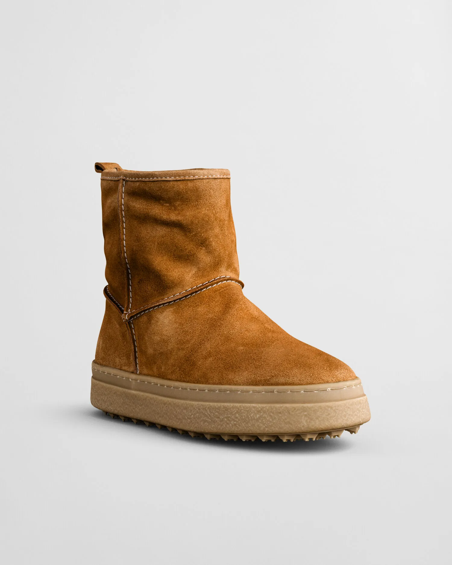 Stivaletti Snowhill in camoscio pull-on    