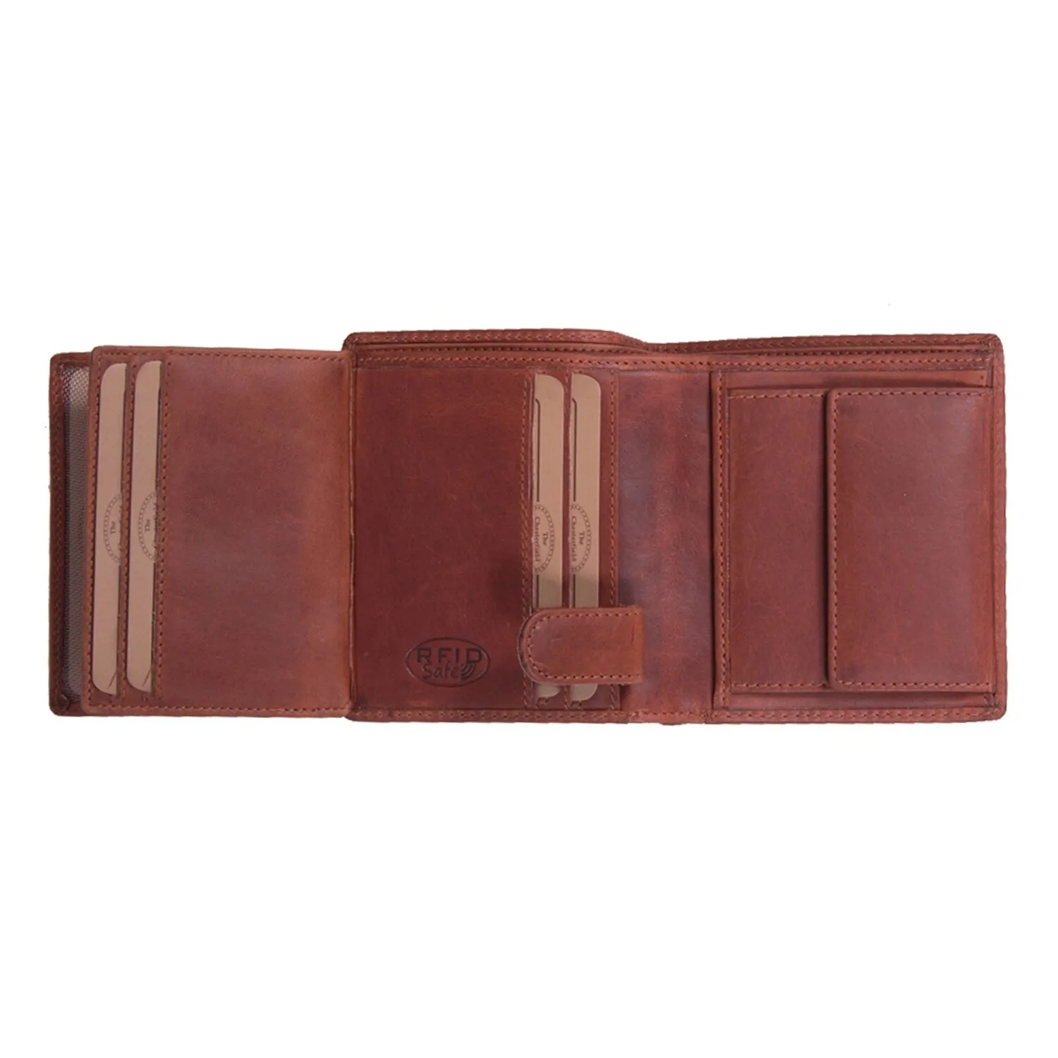 The Chesterfield Brand Carl Portafoglio Protezione RFID Pelle 8.5 cm