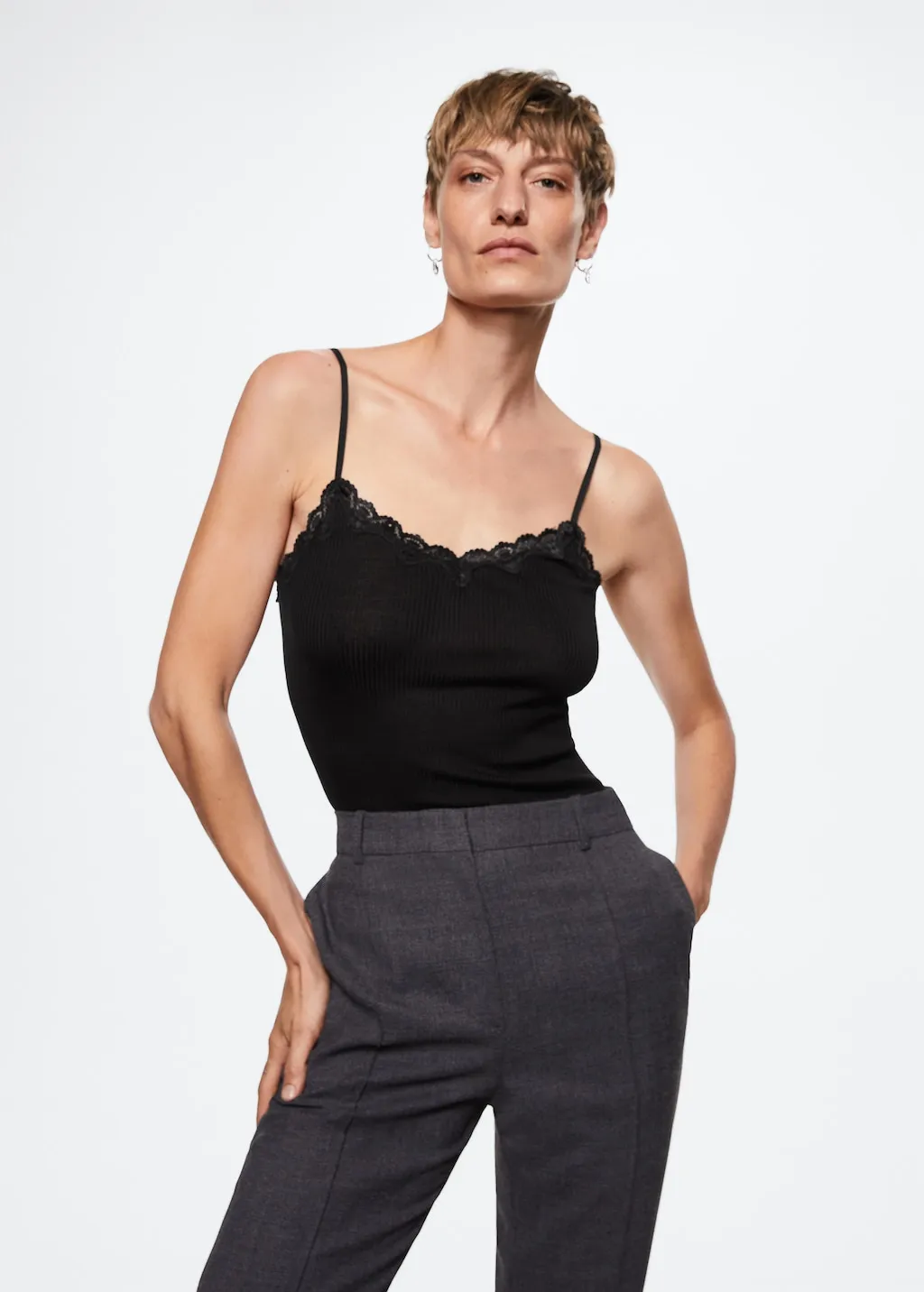 Top sottoveste 100% seta